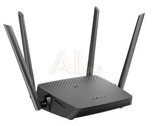 1000724108 Маршрутизатор D-LINK Маршрутизатор/ AX1500 Wi-Fi 6 Router, 1000Base-T WAN, 4x1000Base-T LAN, 4x5dBi external antennas