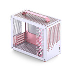 1000787662 Корпус без блока питания/ Корпус JONSBO Jonsplus Z20 Pink/White MATX без БП, боковая панель из закаленного стекла, mini-ITX, micro-ATX, розово-белый