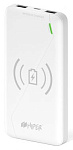 1031602 Мобильный аккумулятор Hiper PowerBank SX8000 Li-Ion 8000mAh 2.1A+1A белый 2xUSB