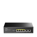Коммутатор Cudy GS1006P (L2) 6x1Гбит/с 4PoE 65W неуправляемый
