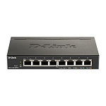 Коммутатор D-Link DGS-1100-08PV2 DGS-1100-08PV2/A3A (L2) 8x1Гбит/с 8PoE 64W настраиваемый