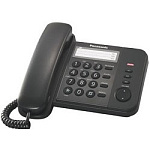 1142882 Panasonic KX-TS2352RUB (черный) {индикатор вызова,порт для доп. телеф. оборуд.,4 уровня громкости звонка}