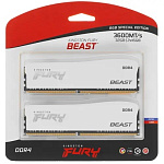 Память DDR4 2x16Gb 3600MHz Kingston KF436C18BWAK2/32 Fury Beast RGB RTL Gaming PC4-28800 CL18 DIMM 288-pin 1.35В с радиатором Ret