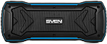 1000466983 SVEN PS-220, черный-синий, акустическая система 2.0, мощность 2x5 Вт (RMS), Wateproof (IPx5), Bluetooth, USB, microSD, FM-тюнер, встроенный
