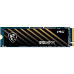 1953359 500GB SSD NVMe M.2 MSI SPATIUM M390 (S78-440K070-P83/S78-440K170-P83) PCIe Gen3x4 with NVMe, 3300/2300, IOPS 300/550K, MTBF 1.5M, 3D NAND, 200TBW, 0,2