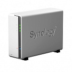 1743304 Synology DS120j Сетевое хранилище DC 800MhzCPU/ 512Mb/ up to 1HDDs/ SATA(3,5'')/ 2xUSB2.0/ 1GigEth/ iSCSI/ 2xIPcam (up to 5)/ 1xPS/ 2YW"