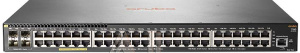 JL357A#ABB Aruba 2540 48G PoE+ 4SFP+ Switch (48x10/100/1000 PoE+ RJ-45 + 4x1/10G SFP+, Managed, L2, 19") (repl. for J9853A)