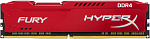 1000427995 Память оперативная Kingston 8GB 2666MHz DDR4 CL16 DIMM HyperX FURY Red