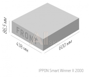 1192979 Источник бесперебойного питания Ippon Smart Winner II 2000 1800Вт 2000ВА черный