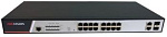 1074293 Коммутатор Hikvision DS-3E2318P 16x100Мбит/с 2x1Гбит/с 2xКомбо(1000BASE-T/SFP) 16PoE+ 300W управляемый