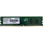 1451366 Patriot DDR4 DIMM 4GB PSD44G240041 PC4-19200, 2400MHz