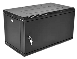 Шкаф коммутационный ЦМО ШРН-Эконом (ШРН-Э-6.650.1-9005) настенный 6U 600x650мм пер.дв.металл 65кг серый 600мм 16.2кг 180град. 342мм IP20 металл
