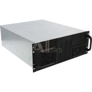 1888992 Procase RE411-D6H8-FE-65 Корпус 4U server case,6x5.25+8HDD,черный,без блока питания,глубина 650мм,MB EATX 12"x13", панель вентиляторов 3*120x25 PWM