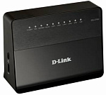 955711 Роутер беспроводной D-Link DSL-2750U/RA/U3A ADSL черный