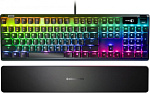1180261 Клавиатура Steelseries Apex 7 Red Switch механическая черный USB Multimedia for gamer LED (подставка для запястий)