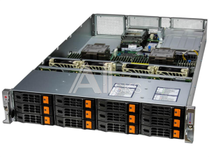 SYS-621H-TN12R. Supermicro SuperServer 2U 621H-TN12R 2x6530/ 4x64Gb/ 1xPM9A3 960GB NVMe/ 2x10GbE 2x10GbSFP+/ 12 NVME cable kit / 6th config