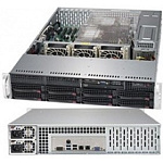 1493668 Supermicro SYS-6029P-TR 2U/2xLGA3647/iC621/16xDDR4/8x3.5 SATA3/IPMI/VGA/2xGb/1000W 1+1