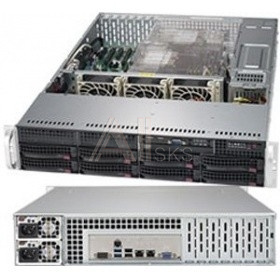 1493668 Supermicro SYS-6029P-TR 2U/2xLGA3647/iC621/16xDDR4/8x3.5 SATA3/IPMI/VGA/2xGb/1000W 1+1