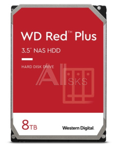 1891902 8TB WD Red Plus (WD80EFZZ) {Serial ATA III, 5640- rpm, 128Mb, 3.5", NAS Edition, замена WD80EFBX}
