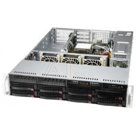 1841580 Supermicro SYS-520P-WTR 2U, LGA-4189, TDP 270W, Intel C621A, 8xDDR4, 8x 3.5" hot-swap (2x 2.5" NVMe dedicated), SATA3 (6Gbps), 2xPCI-E 4.0 x16 LP, 2xP