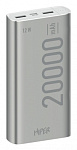 1630672 Мобильный аккумулятор Hiper METAL 20K 20000mAh 2.4A серебристый (METAL 20K SILVER)