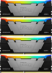 2000392 Память DDR4 4x16GB 3600MHz Kingston KF436C16RB12AK4/64 Fury Renegade RGB RTL Gaming PC4-28800 CL16 DIMM 288-pin 1.35В kit dual rank с радиатором Ret