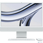 Apple iMac 24 2023 [Z19500023] (КЛАВ.РУС.ГРАВ.) Silver 24" Retina 4.5K {Apple M3 8C CPU 8C GPU/16GB/512GB SSD/рекоменд.переход.1979059/1991284}