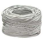 11052143 Cabeus FTP-4P-Cat.6-SOLID-GY Кабель витая пара экранированная FTP (F/UTP), категория 6, 4 пары (23 AWG), одножильный, PVC нг(А)-LS