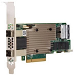 Broadcom/LSI 9480-8i8e (05-50031-00) (PCI-E 3.1 x8, LP) Tri-Mode SAS/SATA/PCIe(NVMe) 12G, RAID 0,1,5,6,10,50,60, 16port (2*intSFF8643 + 2*extSFF8644),