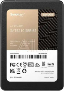 3205667 SSD жесткий диск SATA 2.5" 3.84TB 6GB/S SAT5210-3840G SYNOLOGY