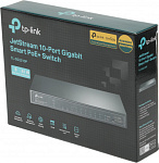 Коммутатор TP-Link SG2210P (L2) 8x1Гбит/с 2SFP 8PoE+ управляемый