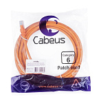 11052061 Cabeus PC-UTP-RJ45-Cat.6-5m-OR-LSZH Патч-корд U/UTP, категория 6, 2xRJ45/8p8c, неэкранированный, оранжевый, LSZH, 5м