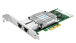 LREC9812BT LR-Link NIC PCIe 3.0 x4, 2 x 10G, Base-T, Intel X550 chipset (FH+LP)