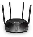 MR70X MERCUSYS AX1800 Двухдиапазонный Wi-Fi 6 роутер, до 574 Мбит/с на 2,4 ГГц + до 1201 Мбит/с на 5 ГГц, 4 фиксированные внешние антенны, 3 гигабитных порт