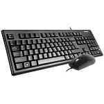 1766612 A-4TECH Клавиатура + мышь KRS-8372 клав:черный мышь:черный USB [477618]