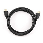 1323641 Кабель HDMI Gembird/Cablexpert , 1м, v1.4, 19M/19M, серия Light, черный, позол.разъемы, экран (CC-HDMI4L-1M)
