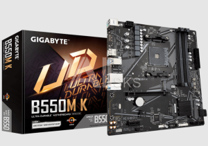 Материнская плата AMD B550 SAM4 MATX B550M K GIGABYTE