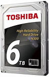 419788 Жесткий диск Toshiba SATA-III 6Tb HDWN160EZSTA NAS N300 (7200rpm) 128Mb 3.5" Rtl