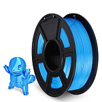 npr_D4863 Филамент NVPRINT Silk PLA+ Blue для 3D печати диаметр 1.75мм длина 330 метров масса 1 кг