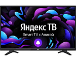 3213286 Телевизор LEFF 24" Smart/HD 1366x768 TV Wi-Fi Bluetooth Yandex.TV черный 24H550T