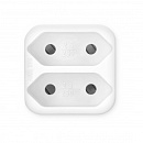 352751 Сетевой разветвитель Buro BU-PS2F-W (2 розетки) белый (пакет ПЭ)