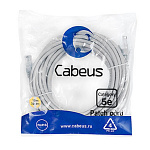 1973653 Cabeus PC-UTP-RJ45-Cat.5e-20m-LSZH Патч-корд U/UTP, категория 5е, 2xRJ45/8p8c, неэкранированный, серый, LSZH, 20м