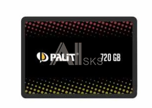 SSD PALIT 720Gb SATA UVS Series 2.5" (R530/W500 Mb/s) Retail (UVS-SSD720)