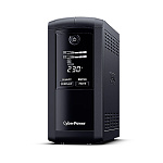 Источник бесперебойного питания ИБП Line-Interactive CyberPower VP1000ELCD 1000VA/550W USB/RS-232/RJ11/45 (4 EURO)
