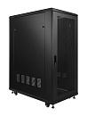 [W27U100R-M] Рэковая стойка Wize Pro [W27U100R-M] 19, 27U, 600х1000 мм, передняя и задняя двери металлические перфорированные, колеса, рэковые гайки: