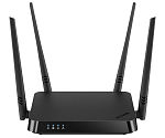 Роутер беспроводной D-Link DIR-822/RU (DIR-822/RU/E1A) AC1200 10/100BASE-TX черный
