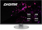 1791292 Монитор Digma 27" DM-MONB2707 черный IPS LED 7ms 16:9 HDMI M/M матовая HAS Piv 350cd 178гр/178гр 2560x1440 75Hz FreeSync DP 2K USB 6.1кг