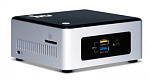 1173511 Неттоп IRU NUC 111 Cel N3060 (1.6)/4Gb/SSD60Gb/HDG/CR/Windows 10 Professional 64/GbitEth/WiFi/BT/65W/черный/серебристый