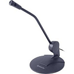 1484491 Defender MIC-117 черный, кабель 1.8 м {Микрофон компьютерный} [64117]