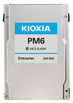 KPM61VUG1T60 KIOXIA Enterprise SSD 2,5"(SFF), PM6-V, 1600GB, SAS 24G (SAS-4, 22,5Gbit/s), R4150/W2700MB/s, IOPS(R4K) 595K/265K, MTTF 2,5M, 3DWPD/5Y (Mixed Use), TL